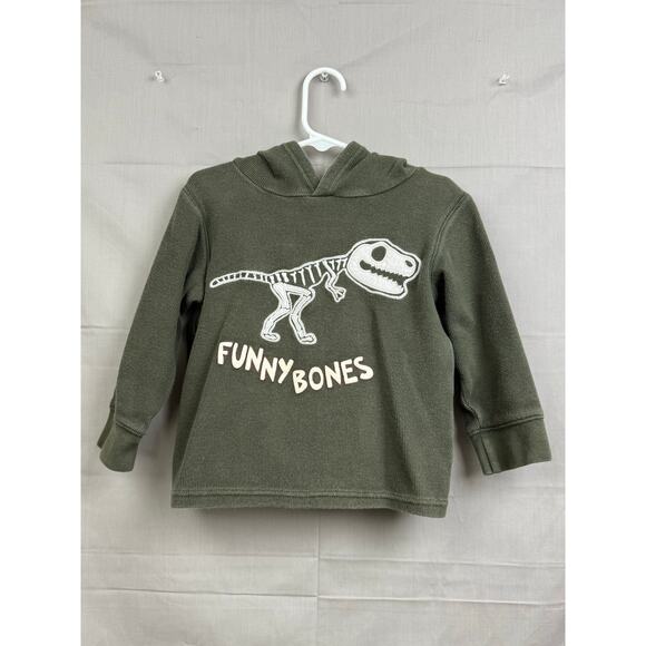 Gymboree Toddler Boy Green Long Sleeve Shirt Bundle Dinosaur Stripes, Size 3T - Picture 3 of 6